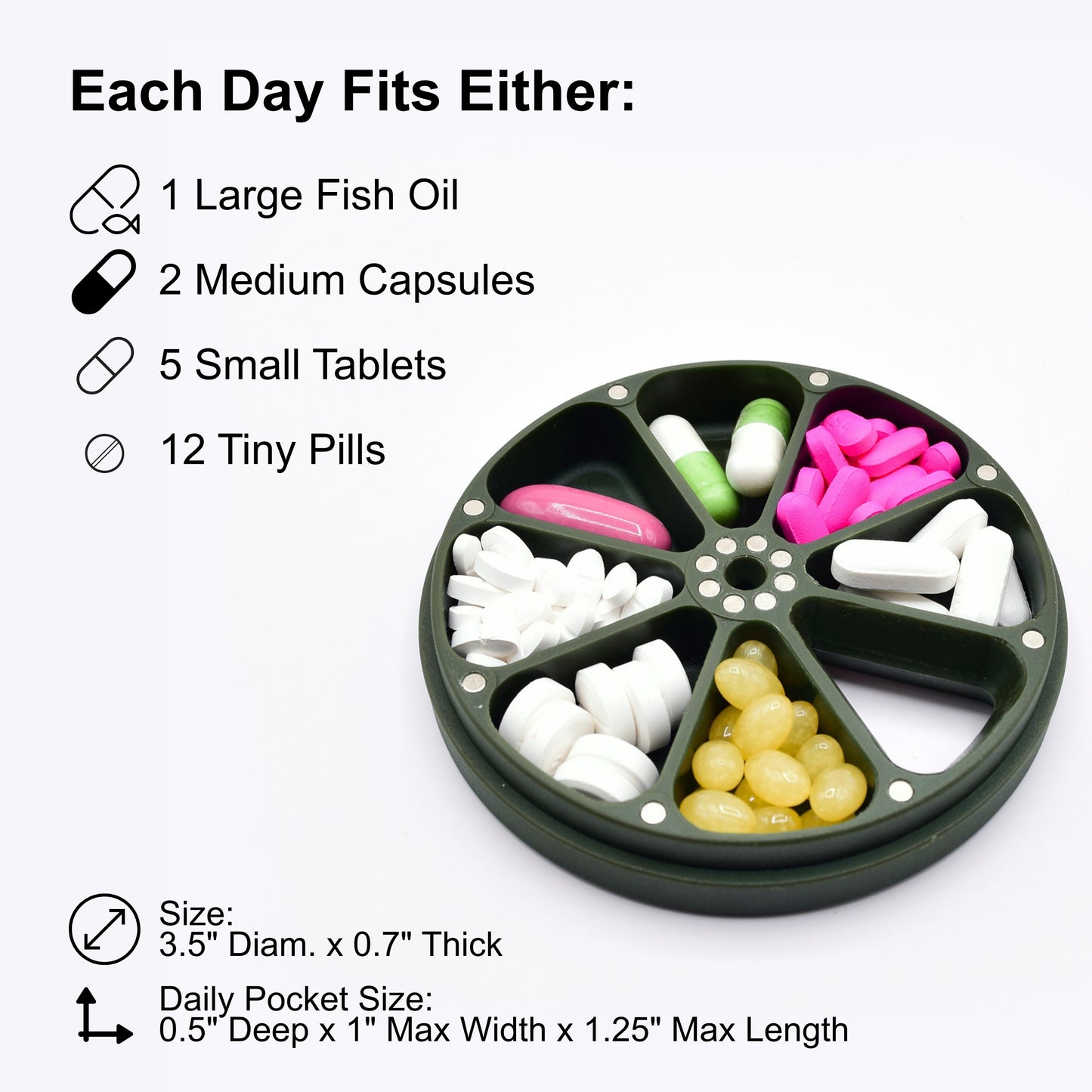 Travel RX Pill Case